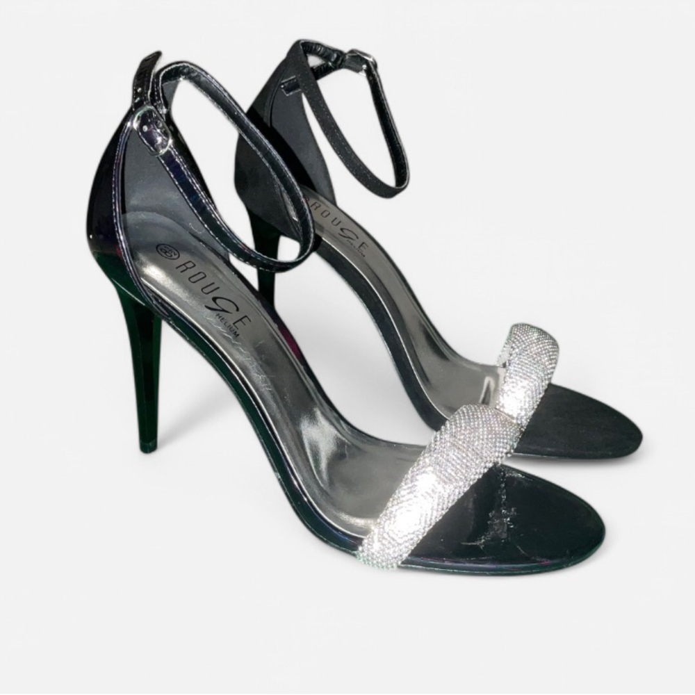 Rouge! Silver and Black Heels
